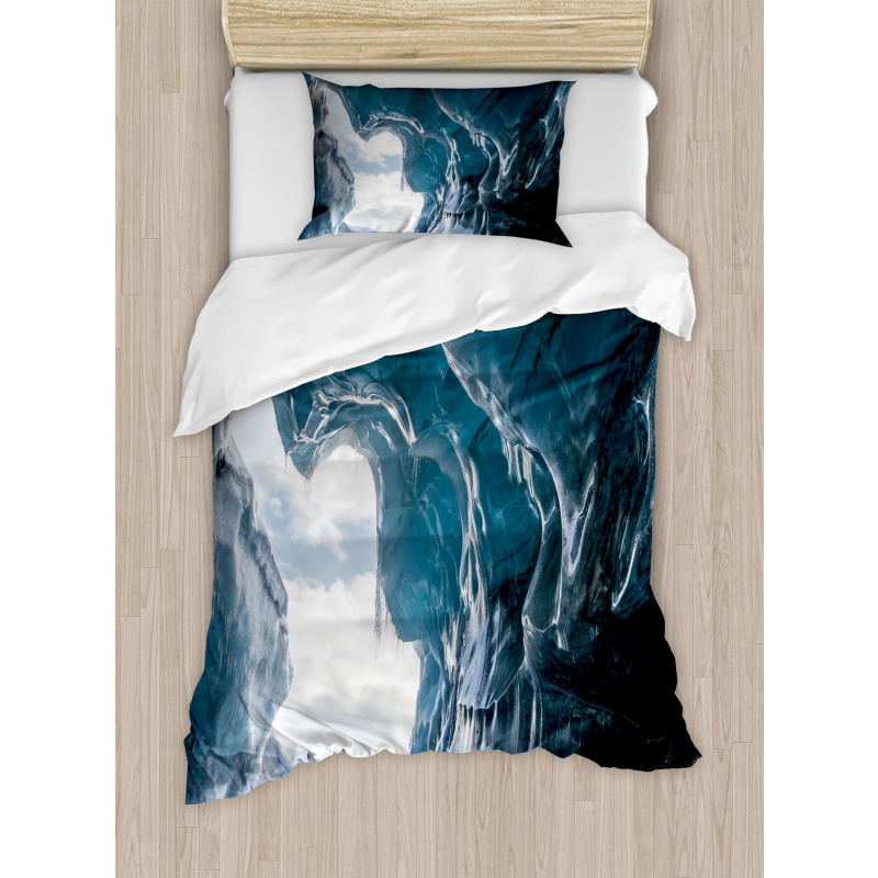 Vatnajokull in Iceland Duvet Cover Set