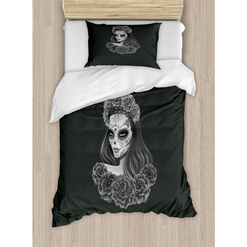 Calavera Girl Duvet Cover Set