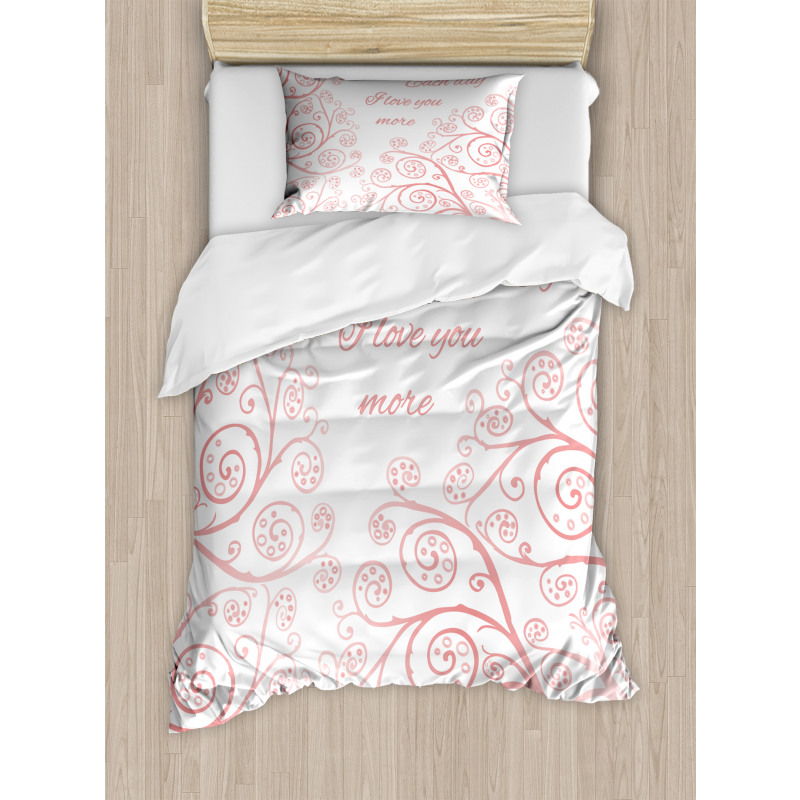 Swirls Love in Spring Duvet Cover Set