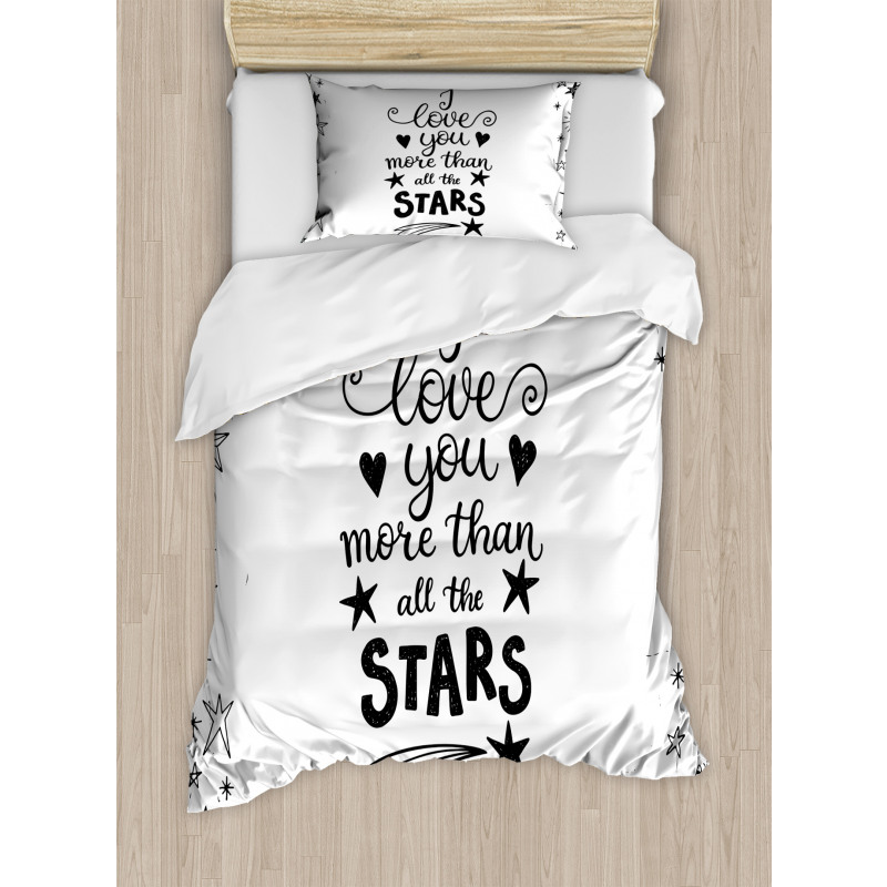 Stars for Loved Duvet Cover Set