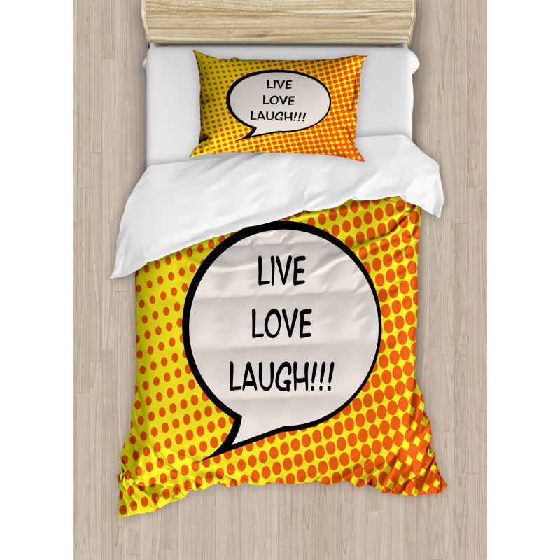 Speech Bubble Duvet Cover Set