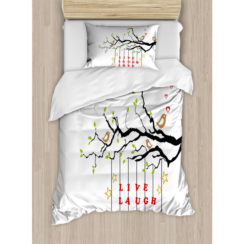 Couple of Birds Duvet Cover Set