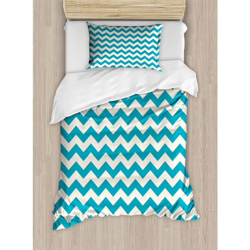 Abstract Chevron Lines Duvet Cover Set