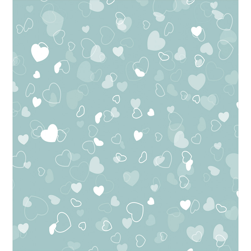 Romantic Hearts Theme Duvet Cover Set