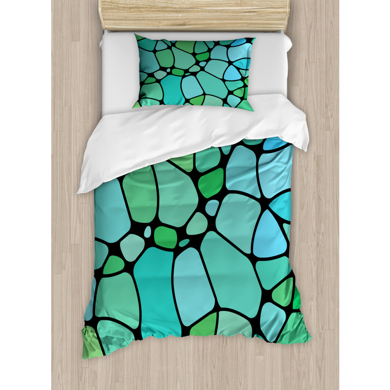 Mosaic Abstract Composition Duvet Cover Set