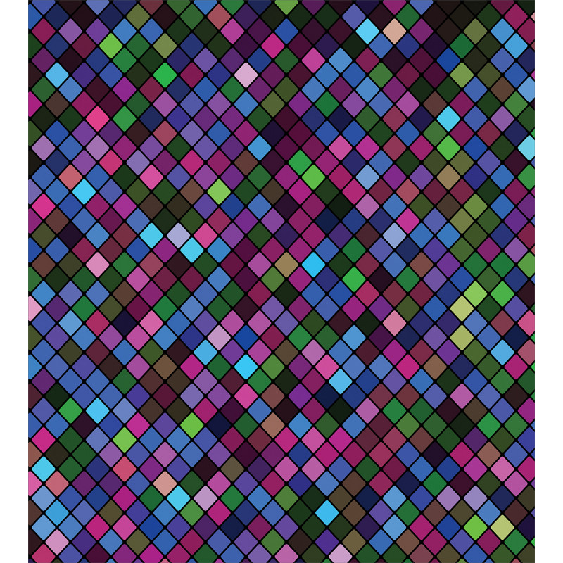 Mosaic Pixel Pattern Duvet Cover Set