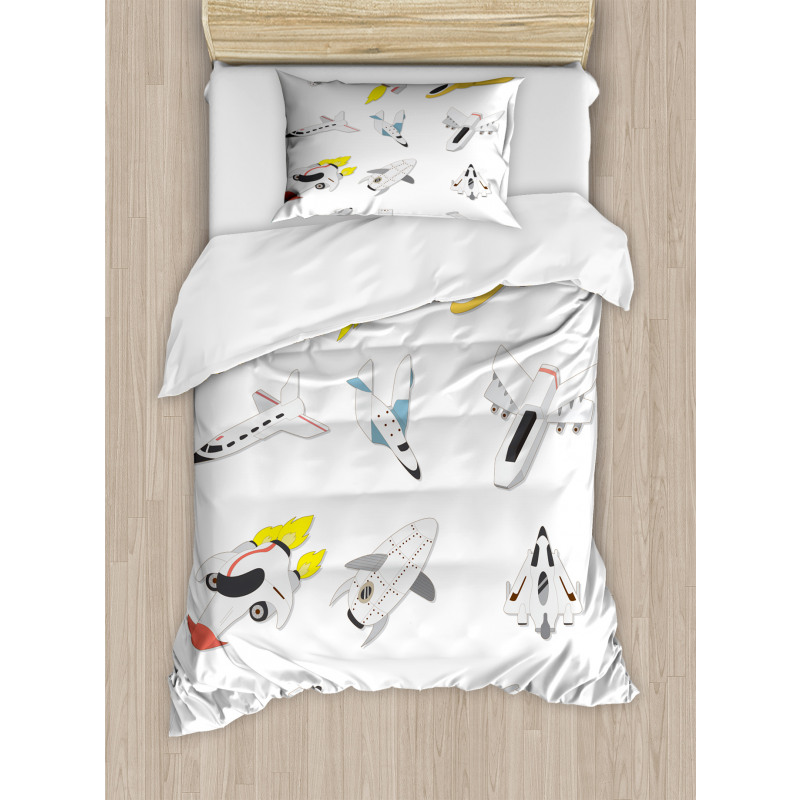 Traveling into the Space Duvet Cover Set