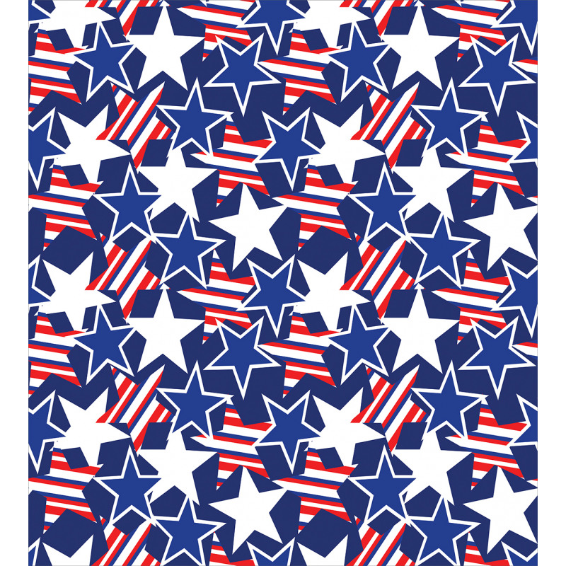 Patriotic American Star Duvet Cover Set