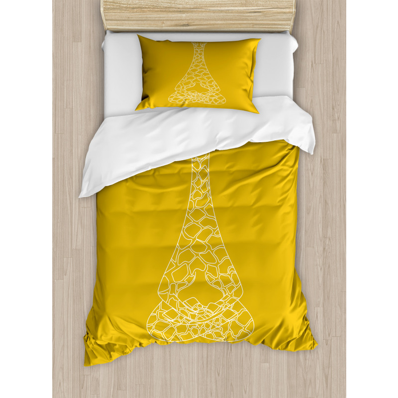 Meditating Giraffe Duvet Cover Set