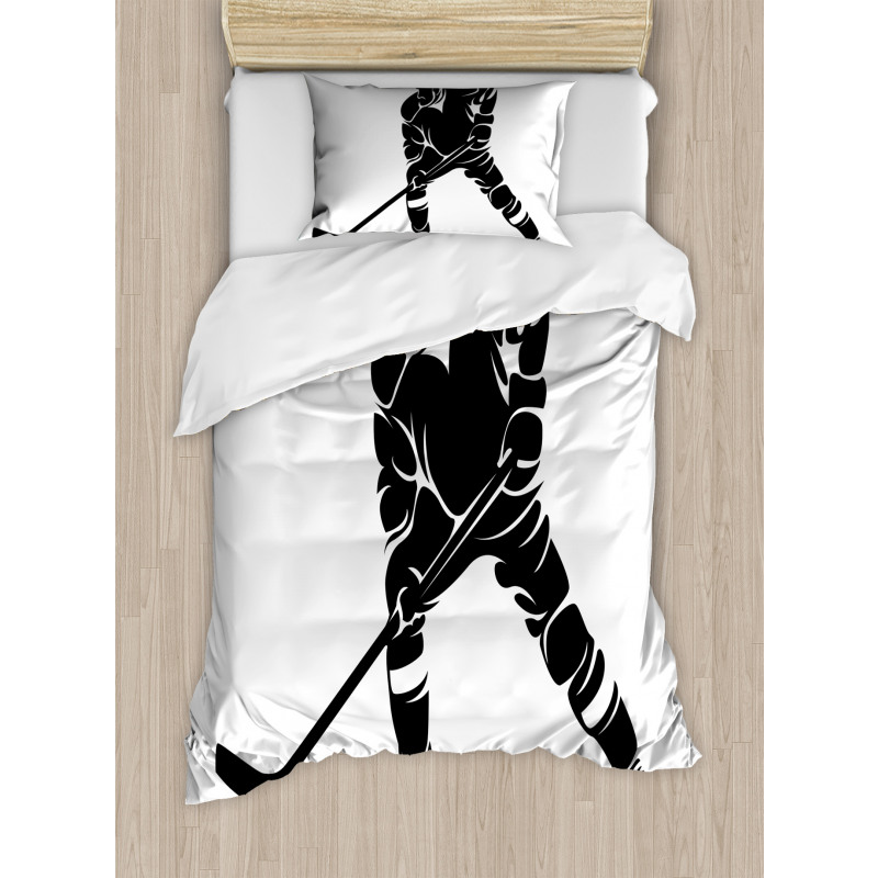 Black Silhouette Match Duvet Cover Set