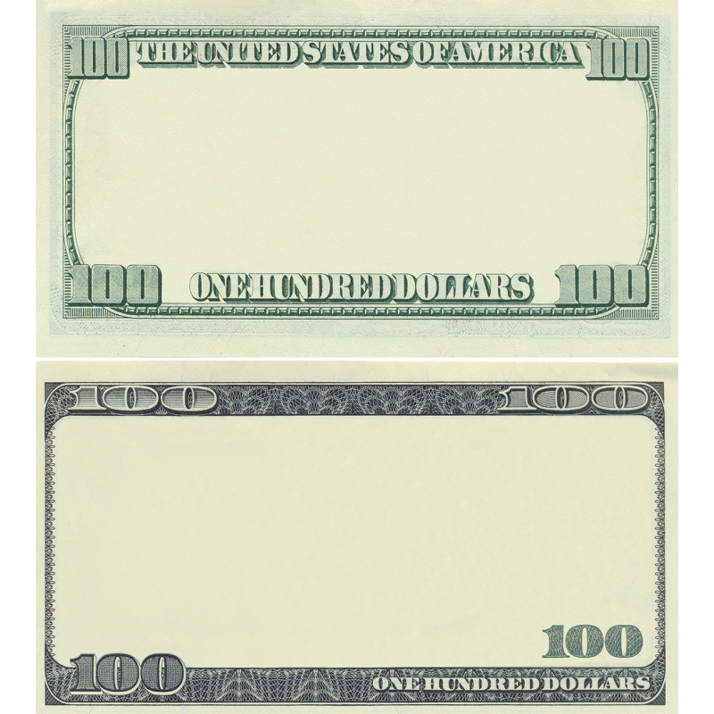 Dollar Bill Frame Pattern Duvet Cover Set