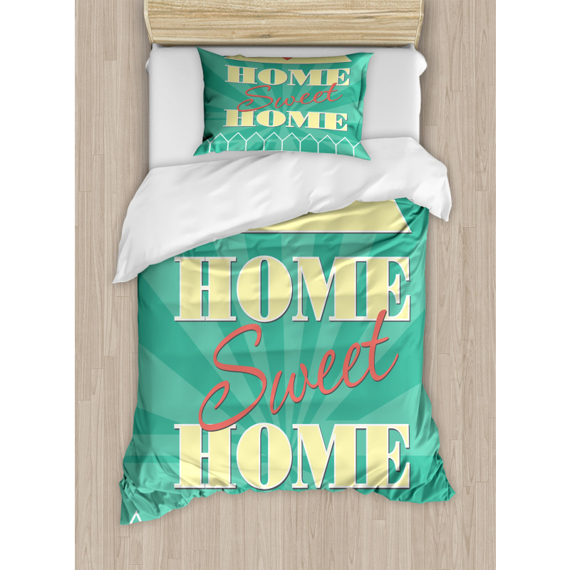 Bird Heart Roof Duvet Cover Set