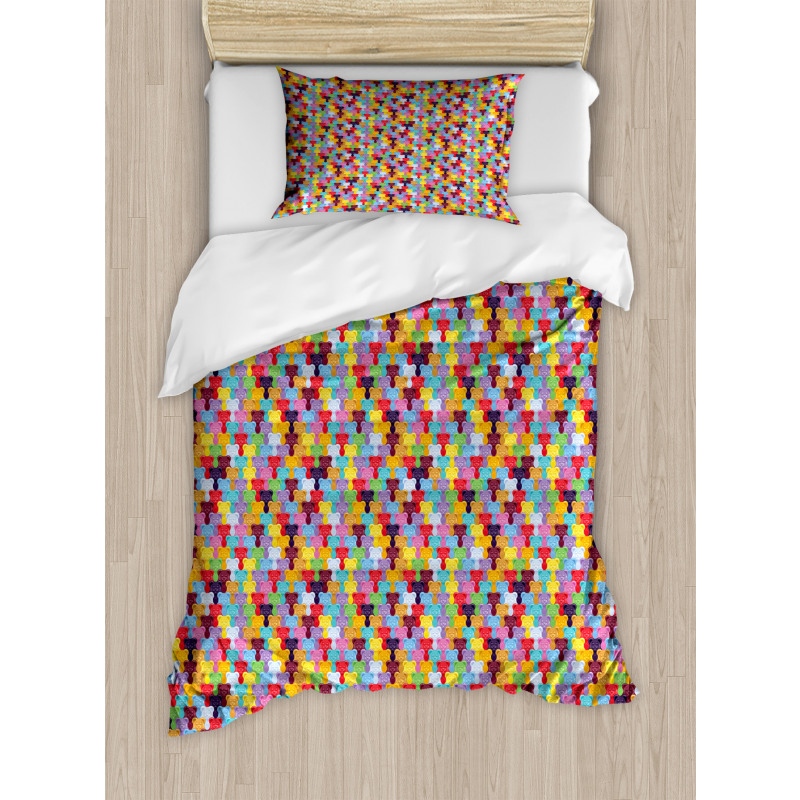 Gummy Bears Kids Tile Duvet Cover Set