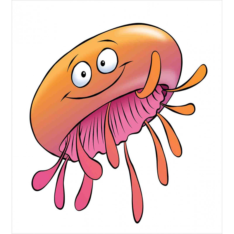 Funny Jellyfish Duvet Cover Set