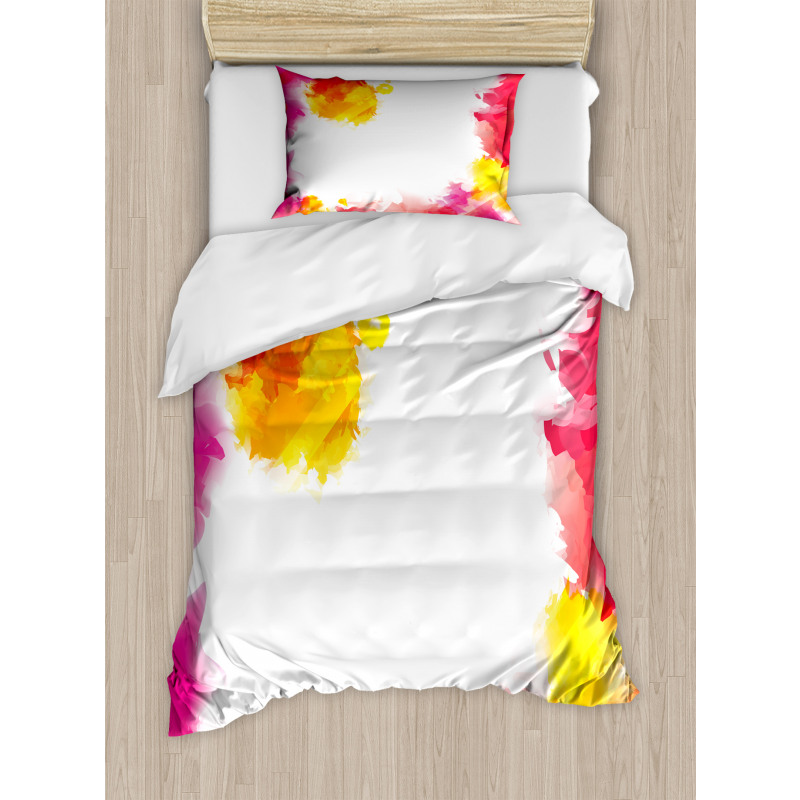 Paint Splashes Art Duvet Cover Set