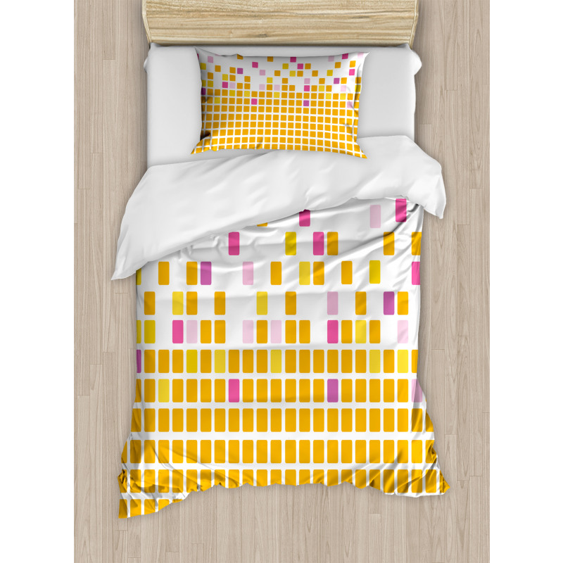 Simple Mosaic Duvet Cover Set