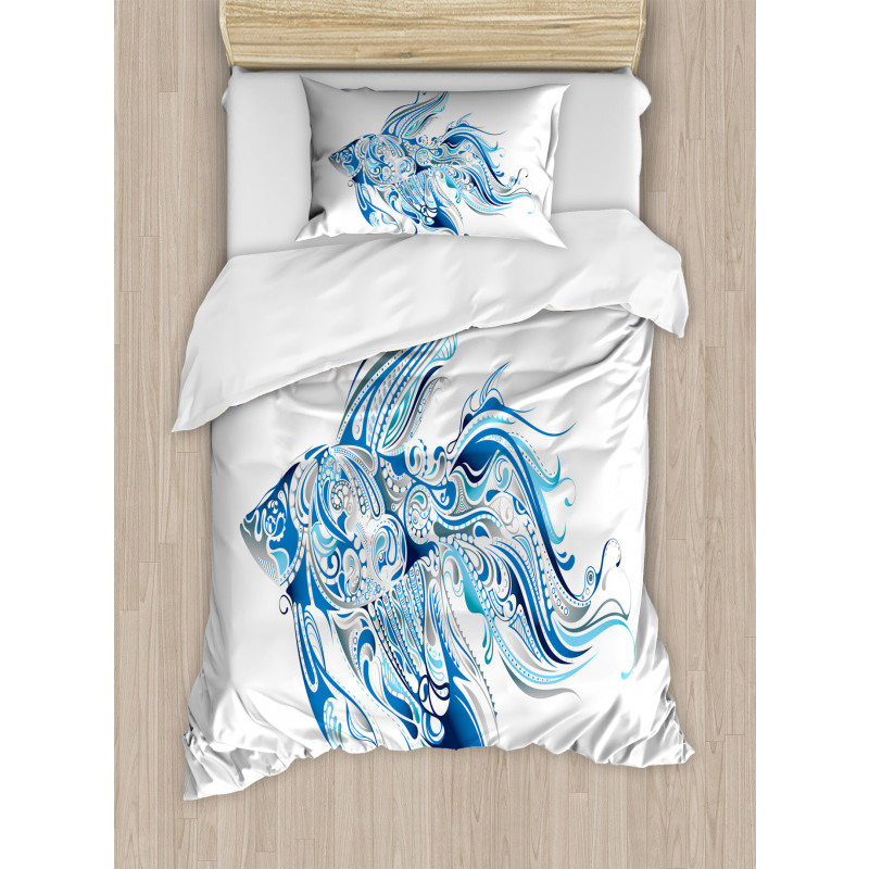 Abstract Betta Splenden Duvet Cover Set