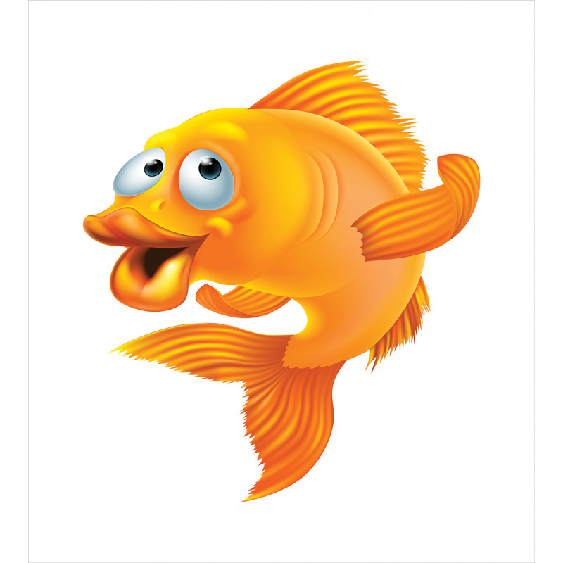 Happy Playful Goldfish Duvet Cover Set