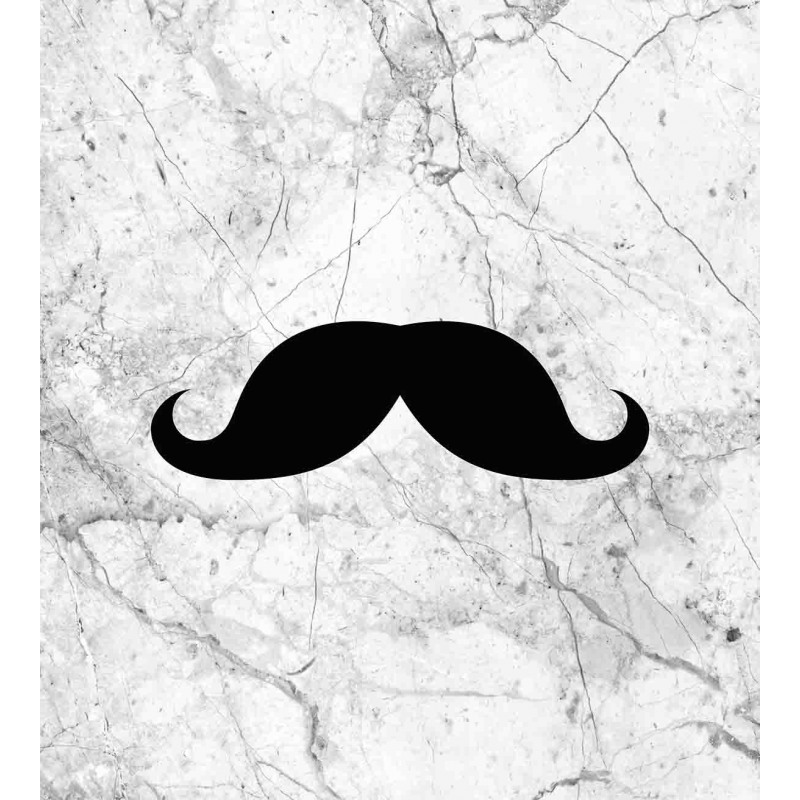 Mustache Motif Retro Duvet Cover Set