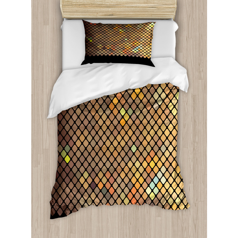 Mosaic of Squares Duvet Cover Set