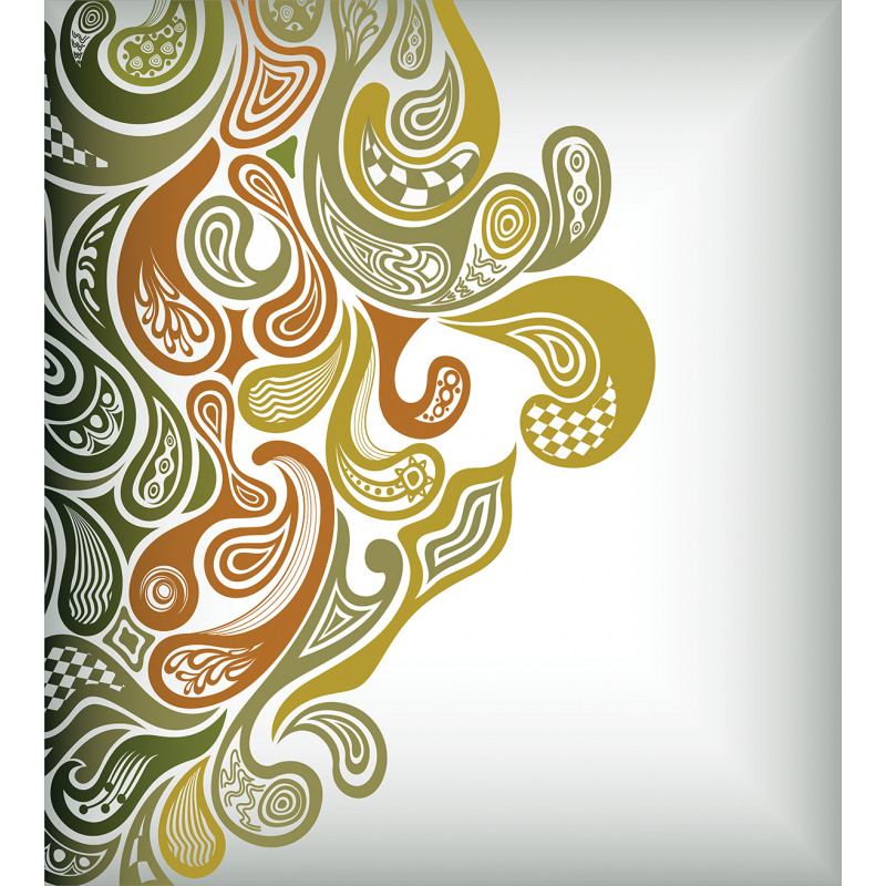 Modern Scroll Leaf Duvet Cover Set