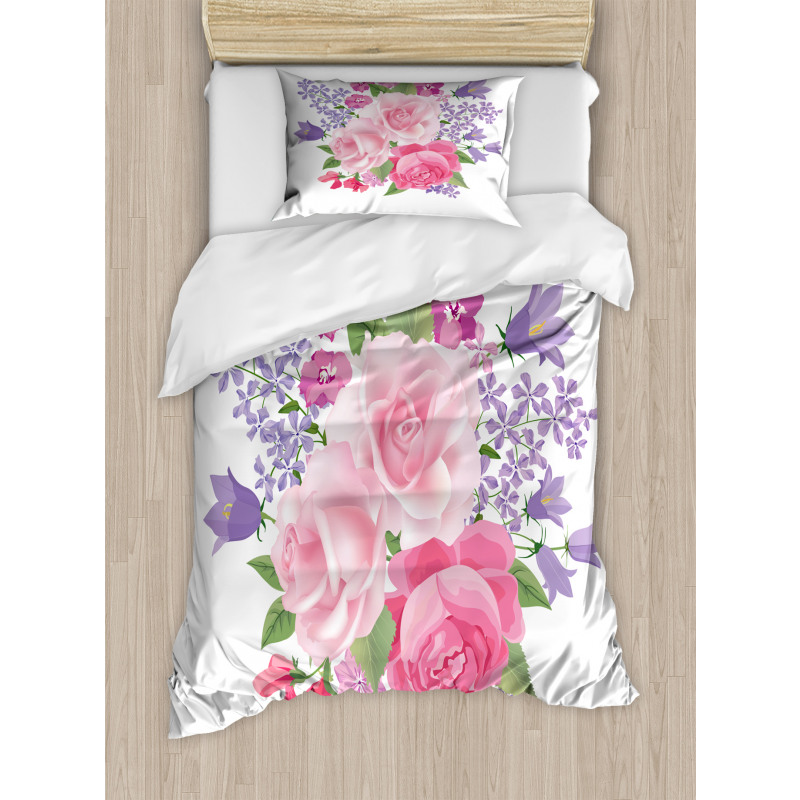 Bridal Bouquet Duvet Cover Set