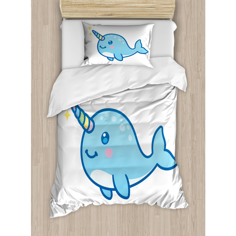 Unicorn of the Sea Duvet Cover Set