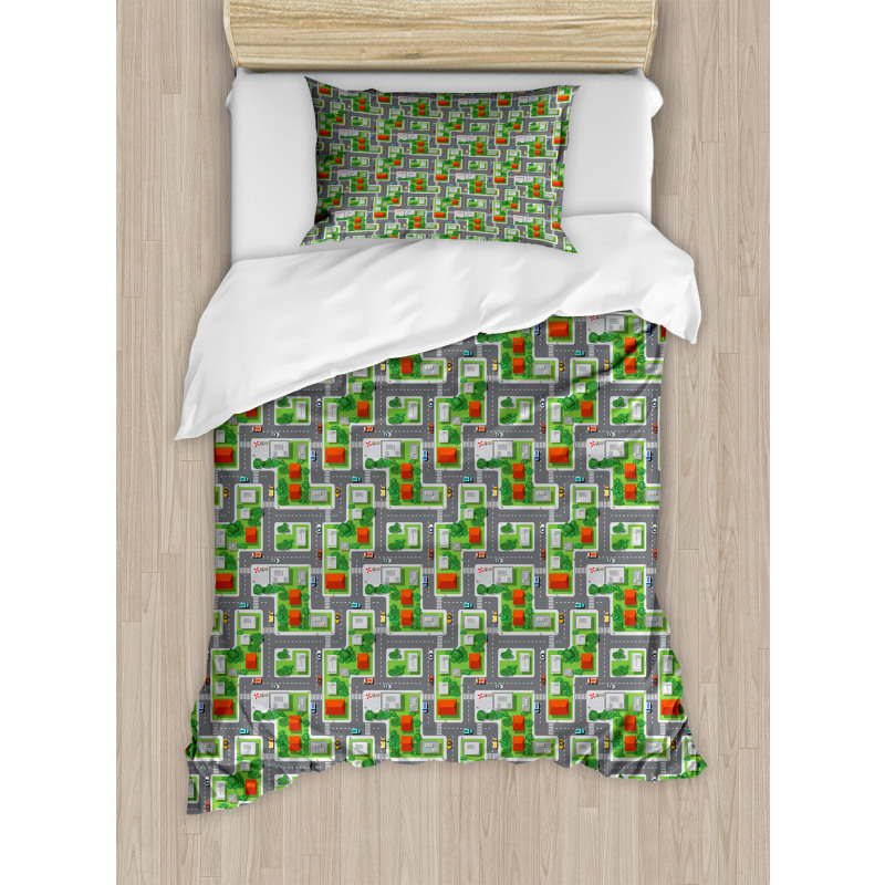 Houses Gardens Duvet Cover Set