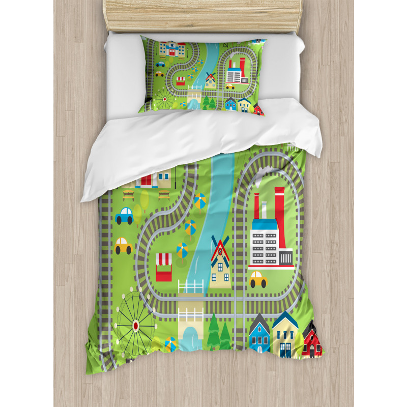 Country Town Duvet Cover Set