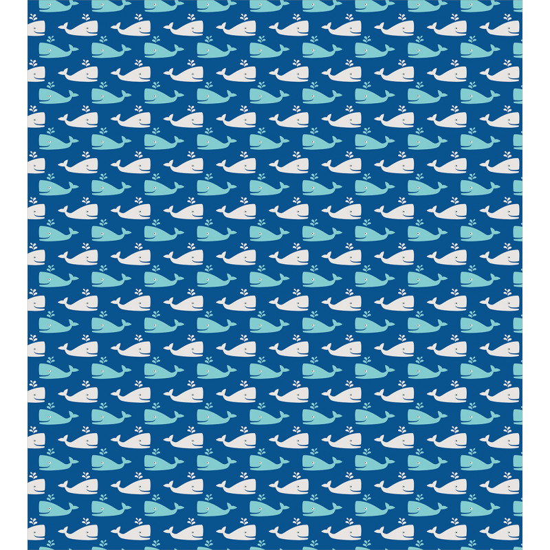 Bicolor Ocean Animals Duvet Cover Set