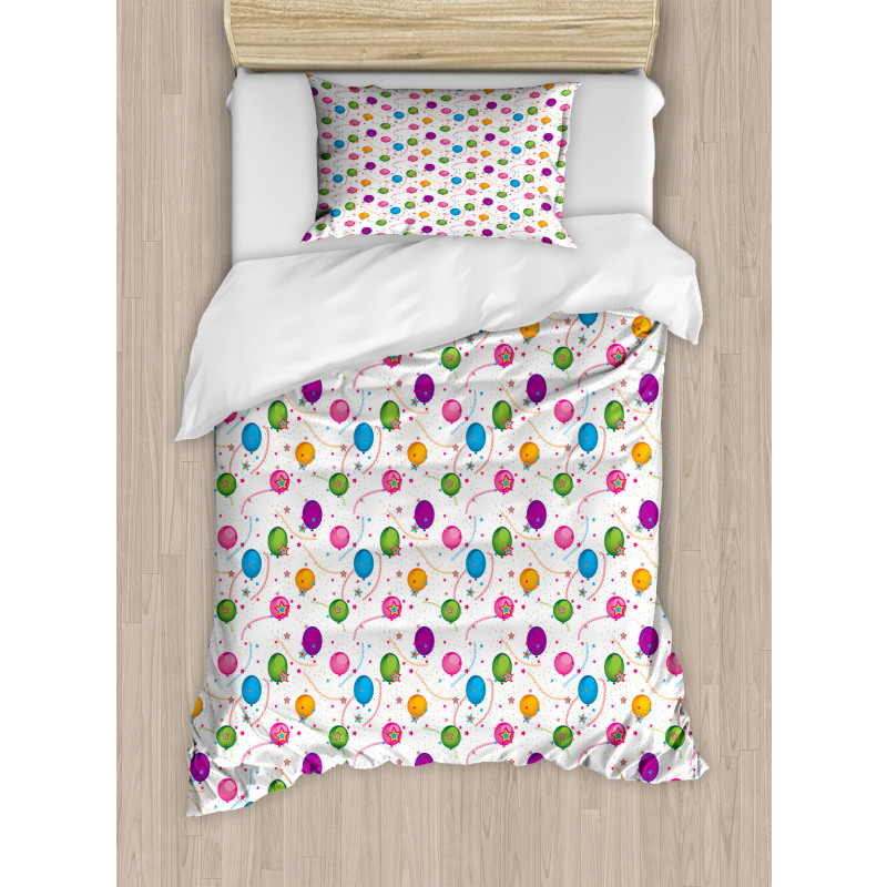 Balloon Stars Duvet Cover Set