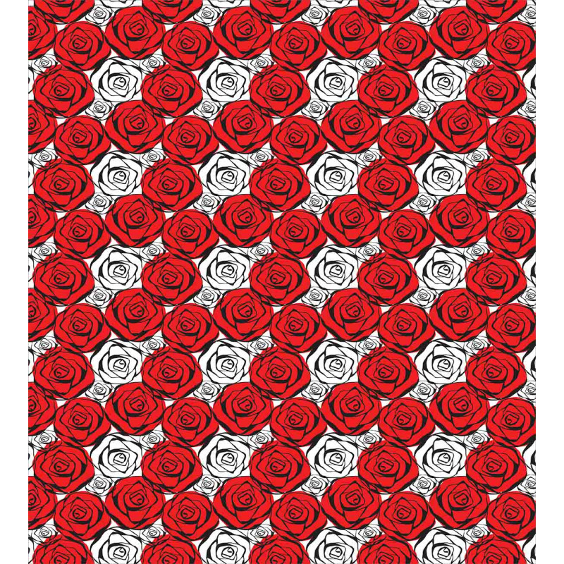 Roses Contours Duvet Cover Set