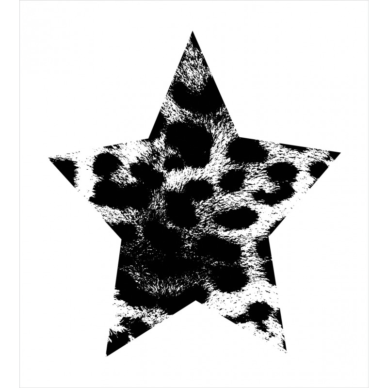 Star Shape Grunge Duvet Cover Set