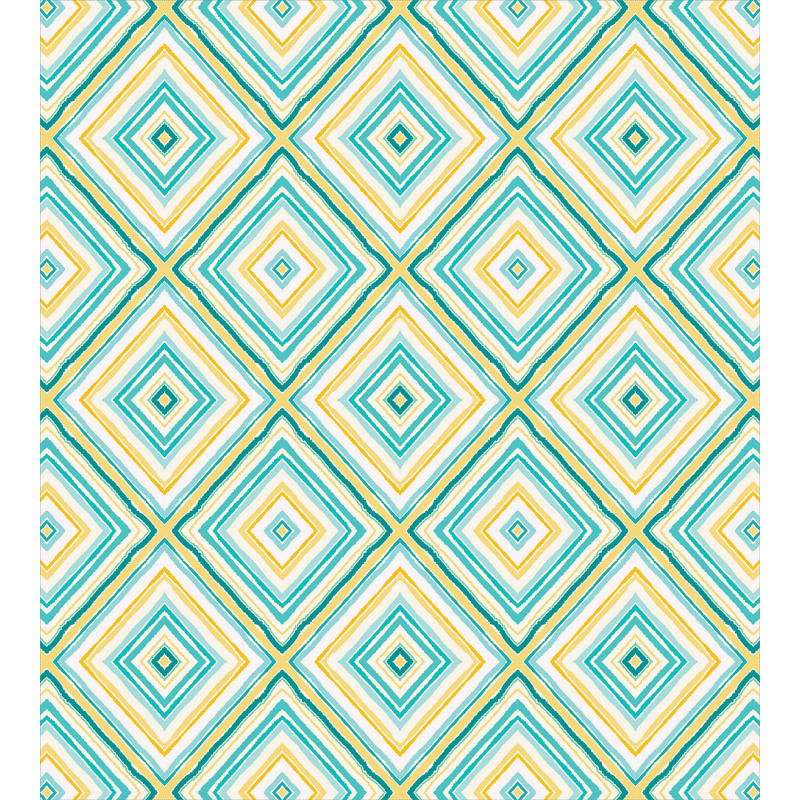 Rhombus in Spring Colors Duvet Cover Set