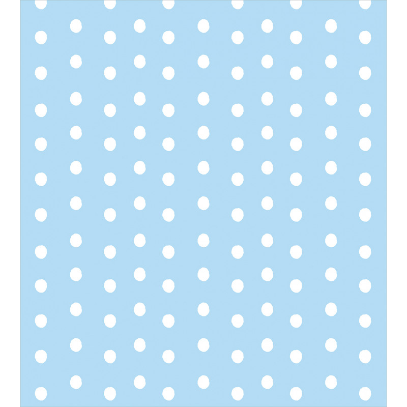 Polka Dots Blue and White Duvet Cover Set
