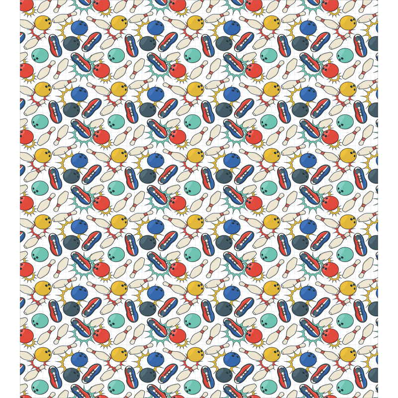 Color Doodle Retro Duvet Cover Set