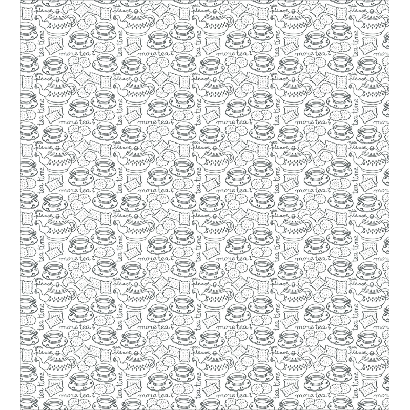 Tableware Pattern Duvet Cover Set