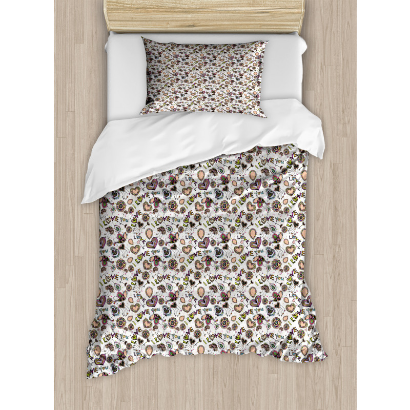 Abstract Amour Duvet Cover Set