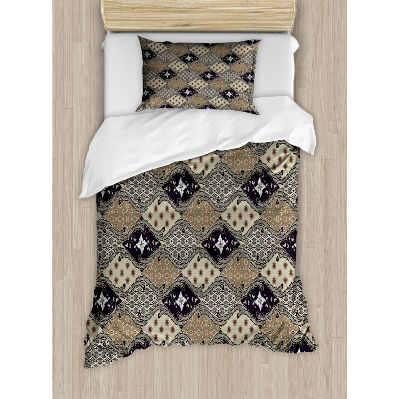 Old Fashioned Batik Pattern Duvet Cover Set