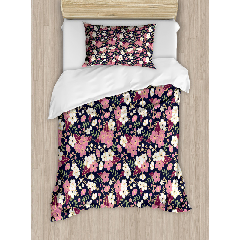 Night Garden Sakura Duvet Cover Set