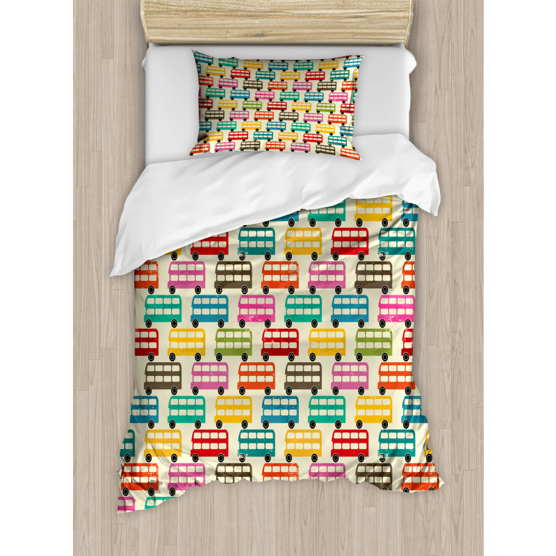 Double Decker Bus Duvet Cover Set