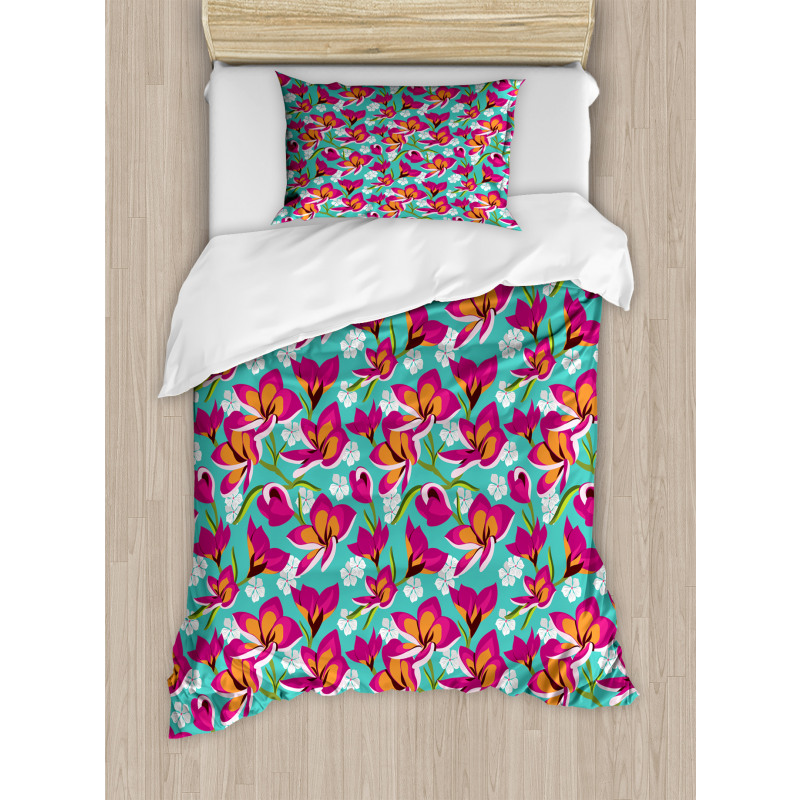 Botanic Spring Pattern Duvet Cover Set