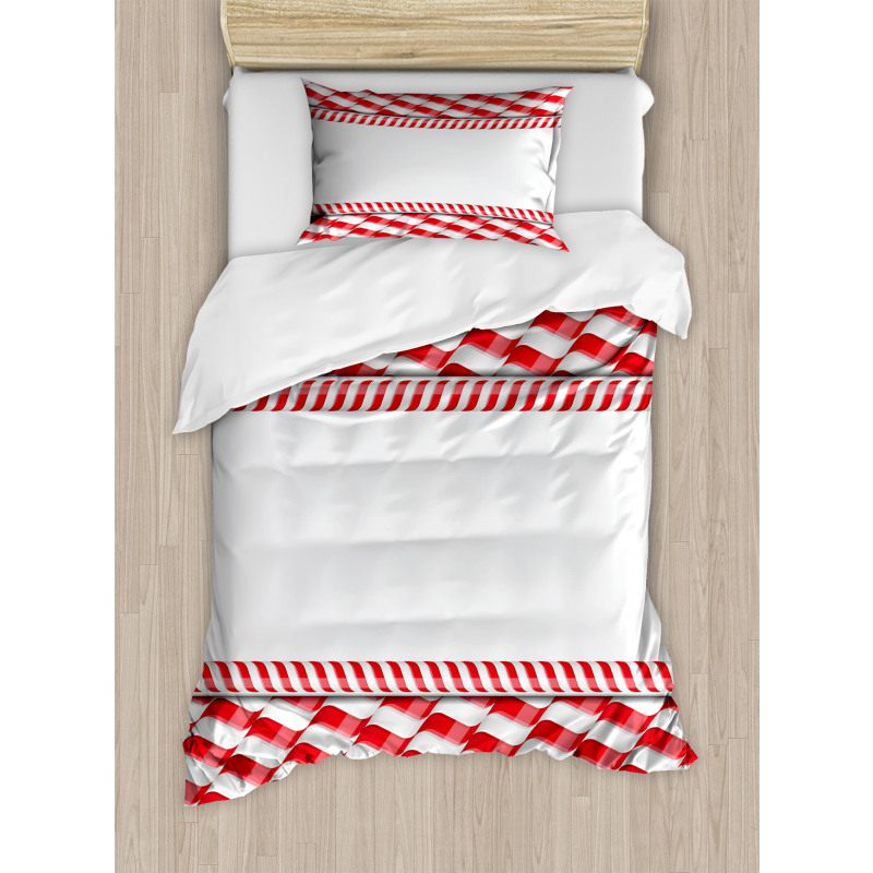 Abstract Xmas Border Duvet Cover Set