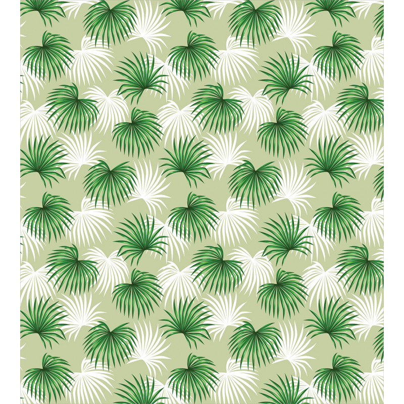 Palm Tree Island Foliage Duvet Cover Set