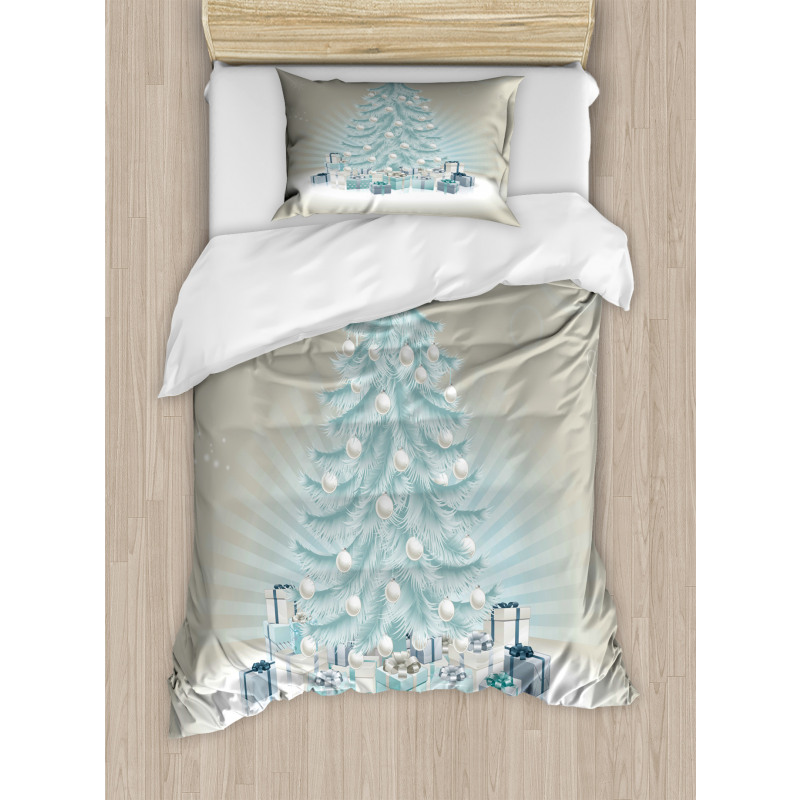 Xmas Tree Presents Duvet Cover Set