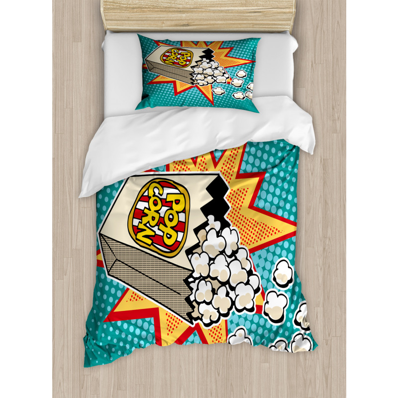 Retro Popcorn Duvet Cover Set