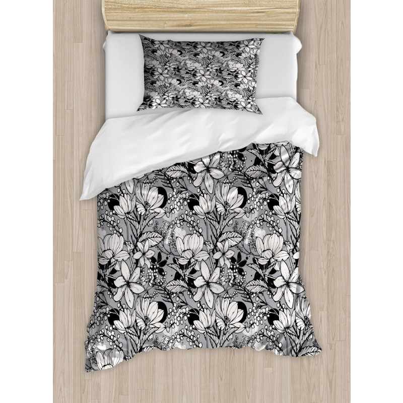 Frangipani Mimosa Lotus Duvet Cover Set