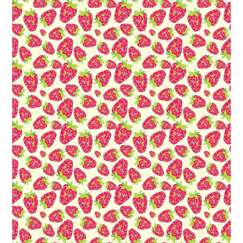 Fruit Paisley Motifs Duvet Cover Set