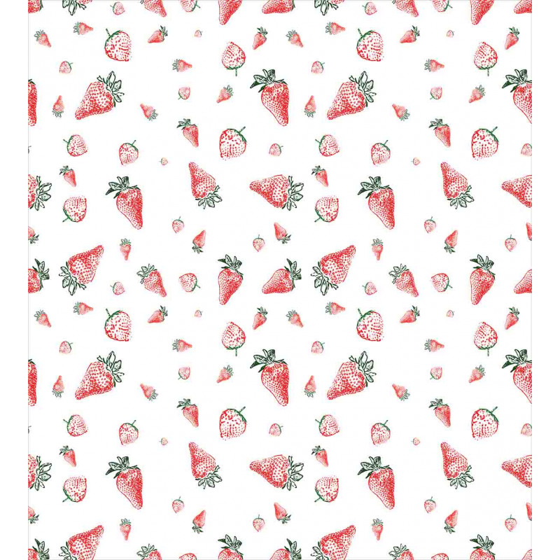 Grunge Fruit Pattern Duvet Cover Set