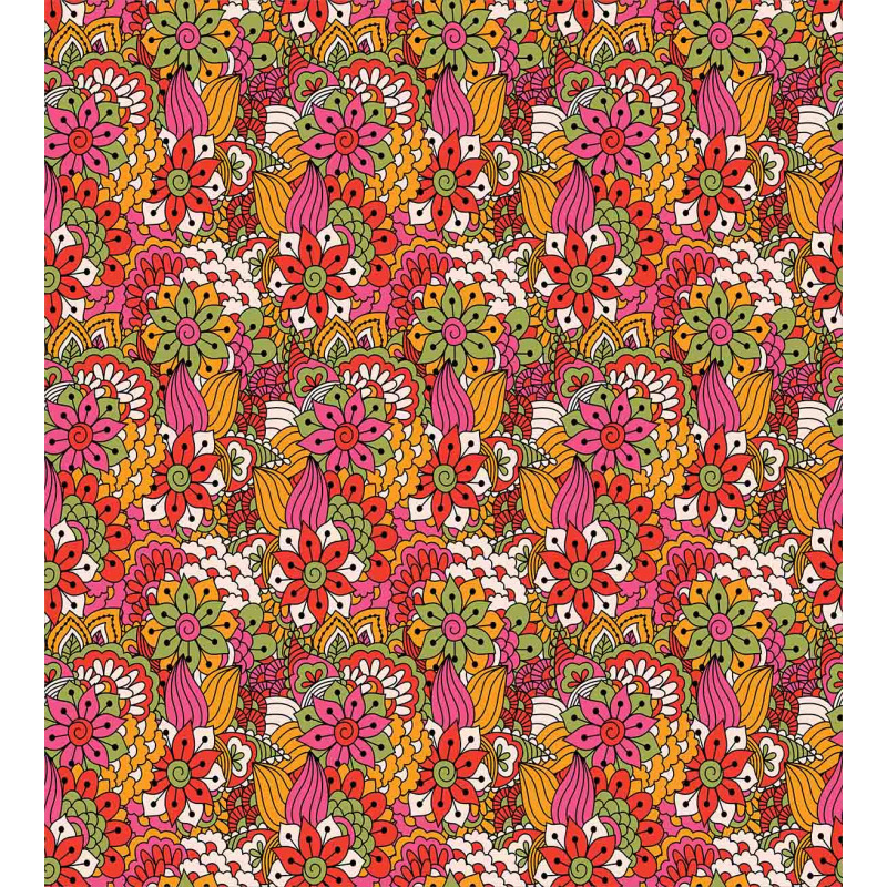 Floral Vibrant Art Duvet Cover Set